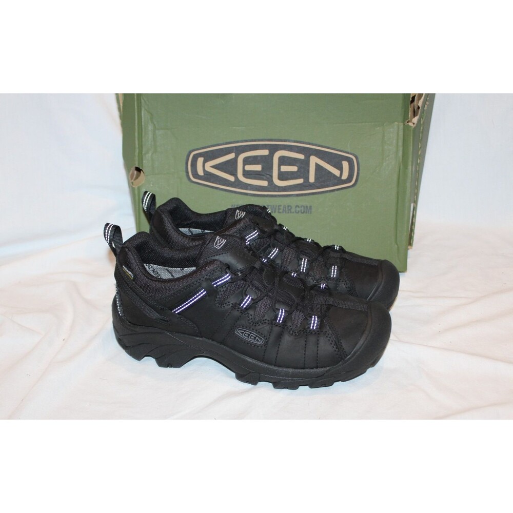 KEEN Targhee II Men's Waterproof Trail Hiking Shoes Sneakers Black 9.5 WIDE